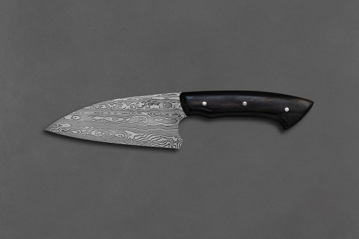125 mm Damascus Petty - Ebony