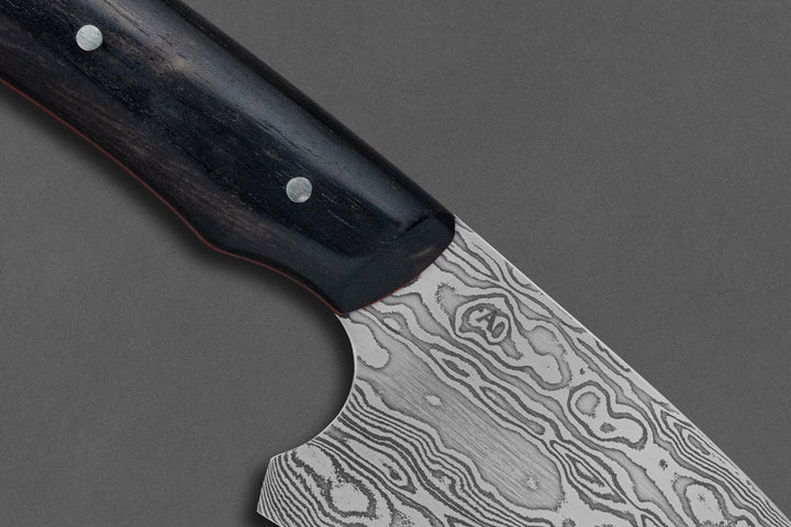 125 mm Damascus Petty - Ebony