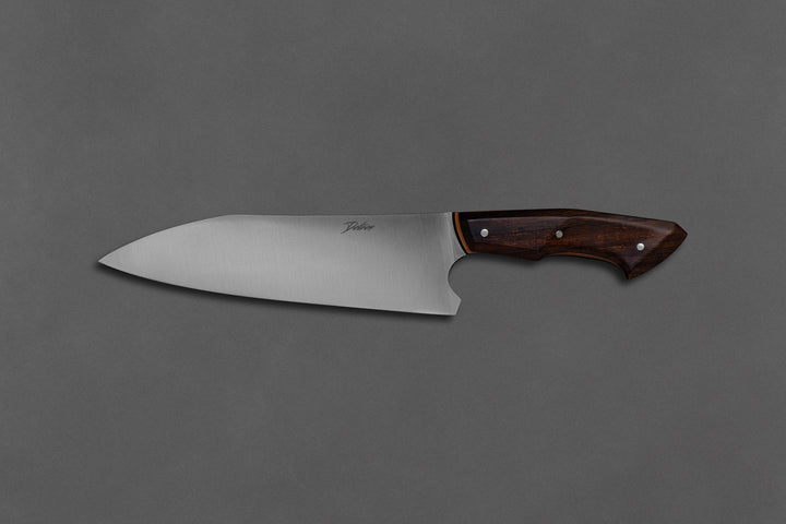 190 mm Stainless Steel Funayuki - Desert Ironwood