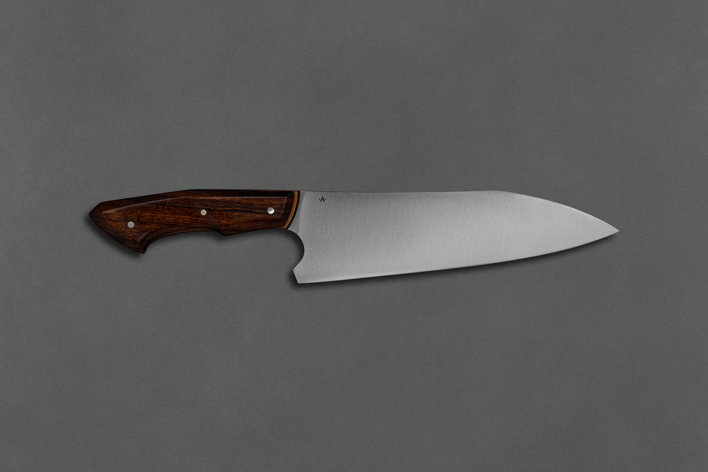 190 mm Stainless Steel Funayuki - Desert Ironwood