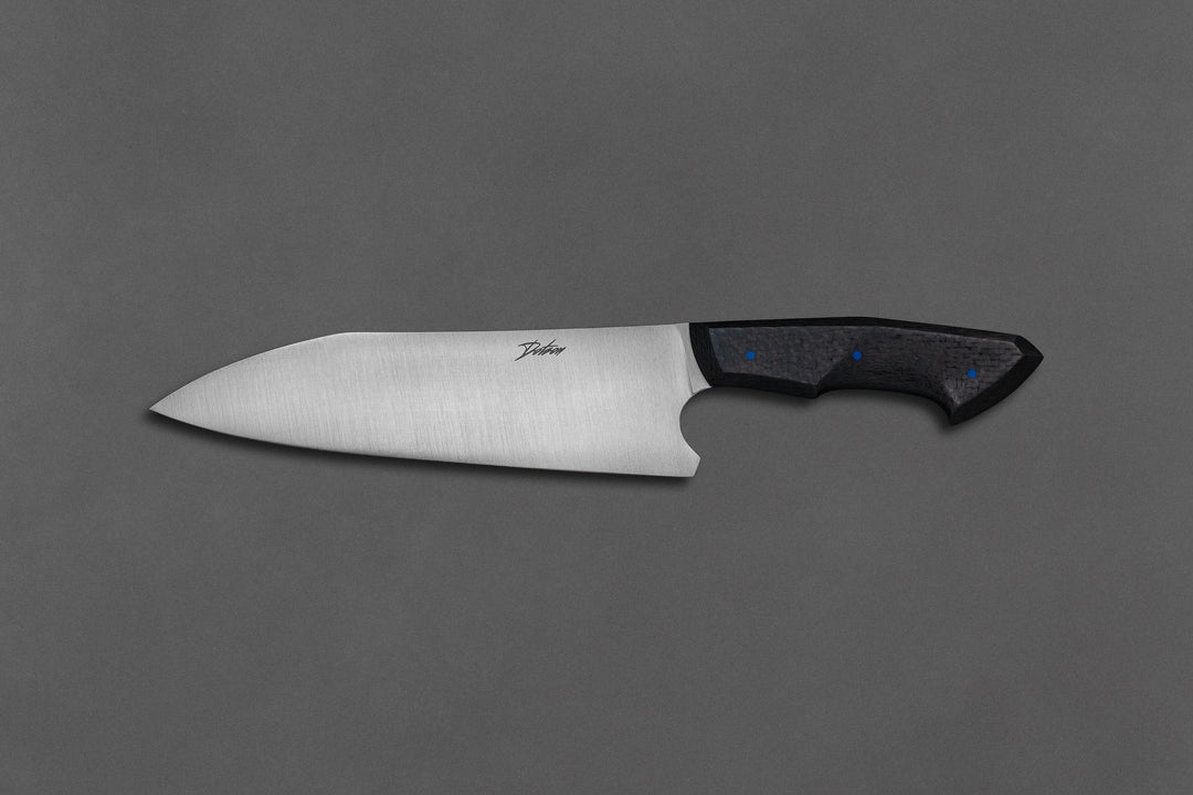 190 mm Stainless Steel Funayuki - Carbon Fiber