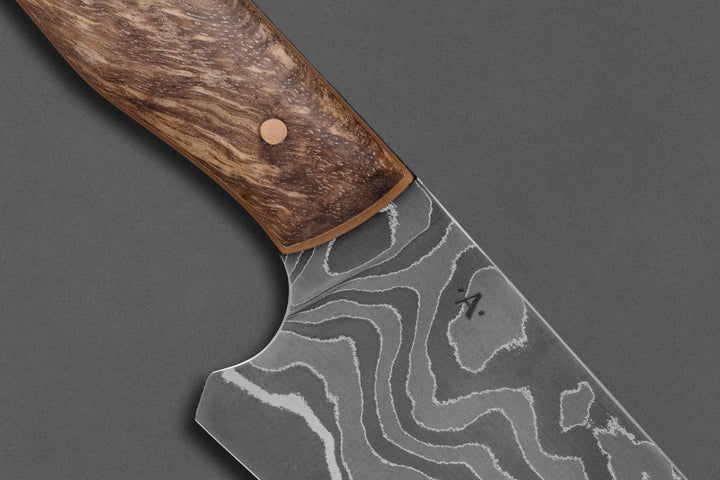 200 mm Damascus Chef - Koa